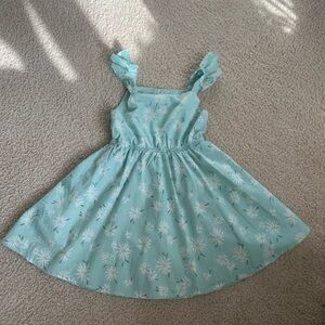 Charming Aqua Girls Dress
